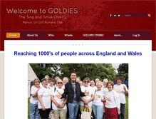 Tablet Screenshot of golden-oldies.org.uk